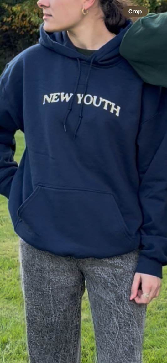New Youth Hoodie - Navy