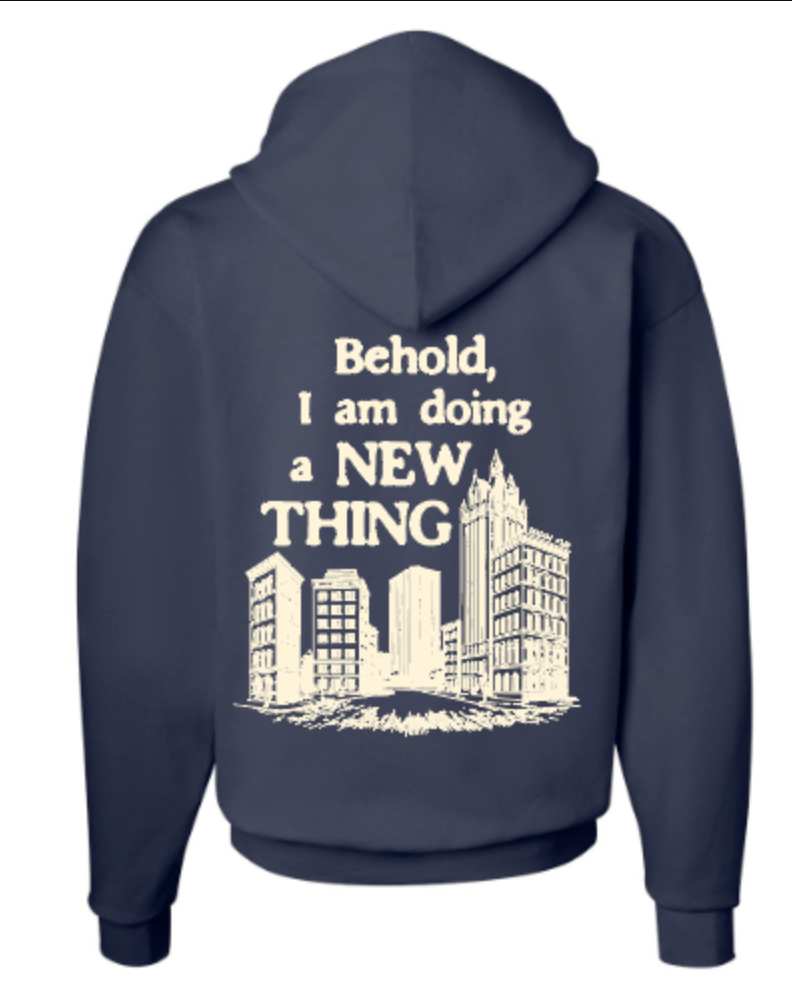 New Youth Hoodie - Navy